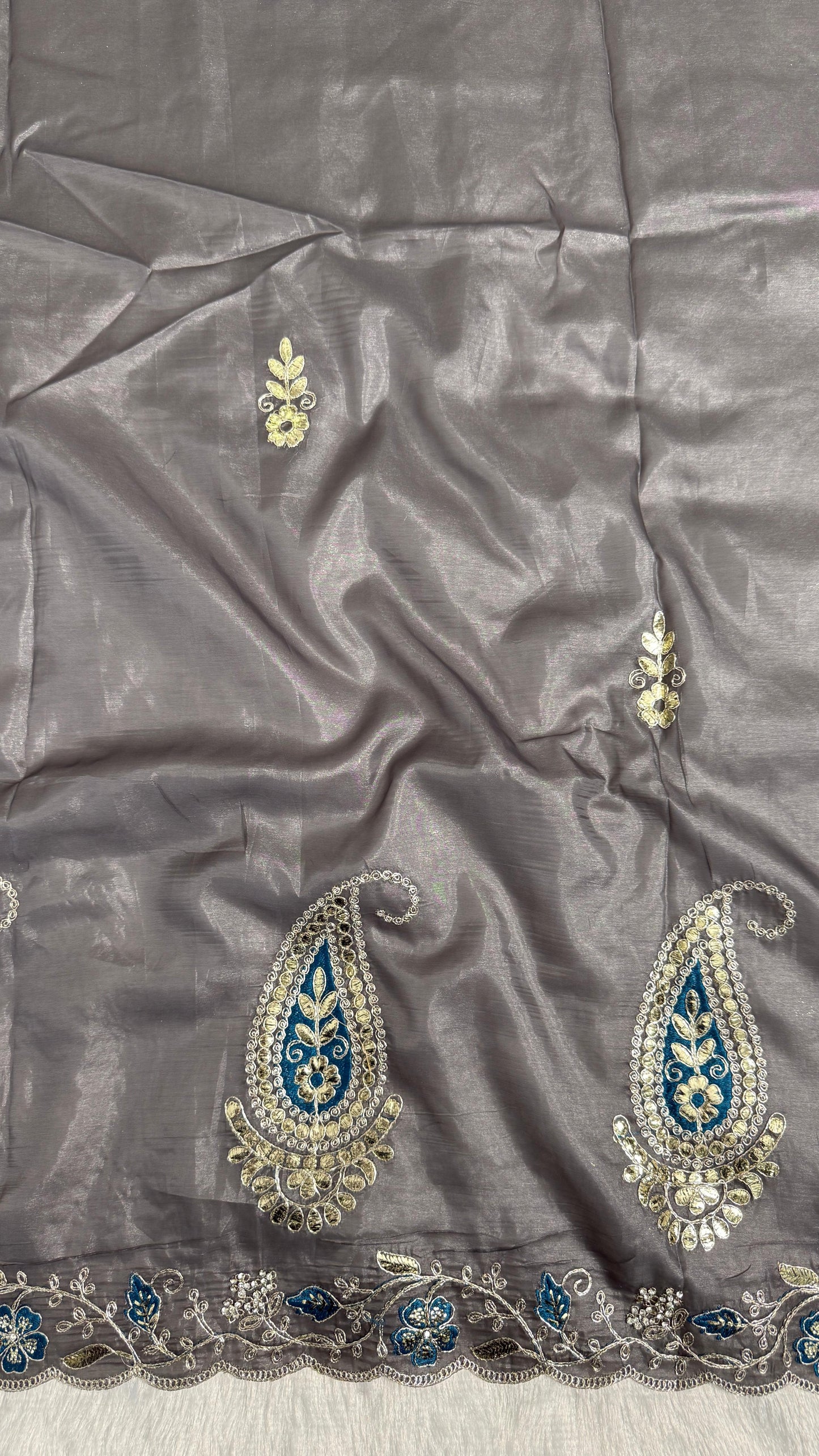 Pitta Work Floral Elegance Saree